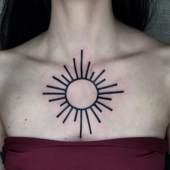 tattoo sun meaning for girls