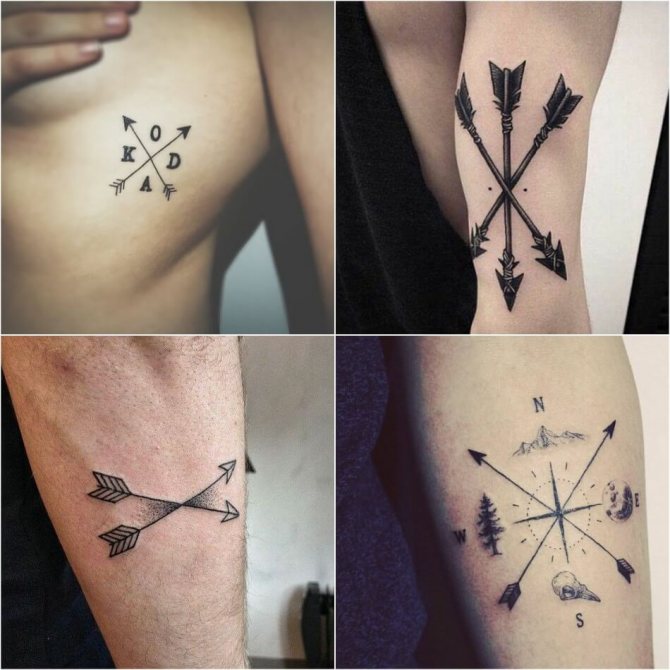 Tattoo Arrow - Arrow Tattoo - Arrow Meaning - Crossed Arrows Tattoo