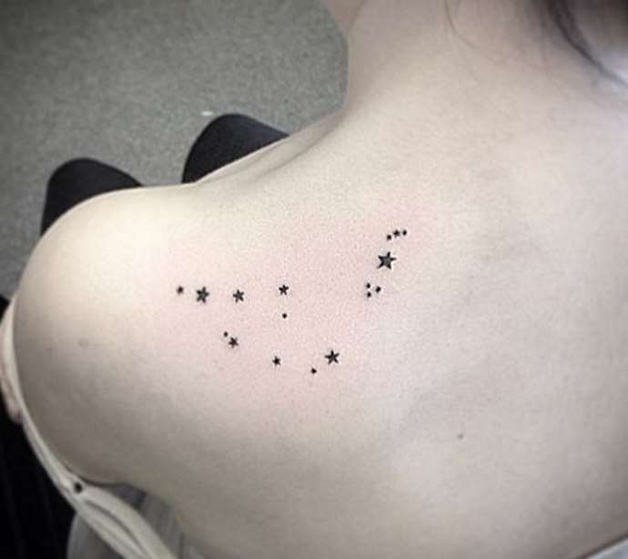 tattoo in the shape of stars