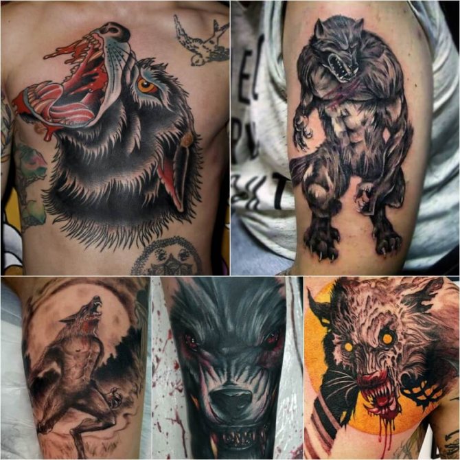 Tattoo wolf - Subtlety of wolf tattoo - Tattoo werewolf - Tattoo werewolf
