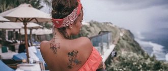 Celebrity tattoo of women