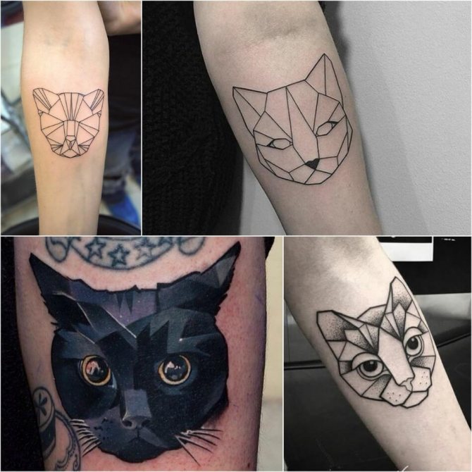 Tattoo - cat. geometry