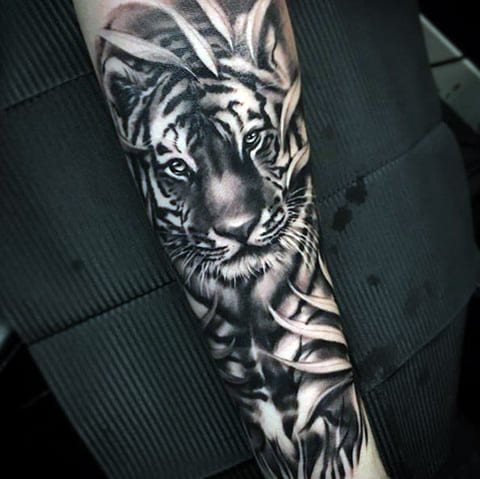 Tattoo of a tiger