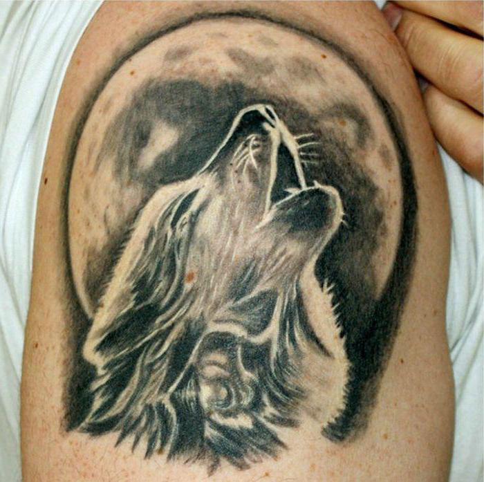 howling wolf tattoo
