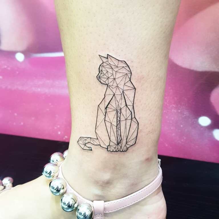 Cat tattoos for girls
