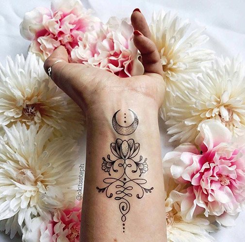 Tattoos on the wrist for women with meaning. Pictures for girls