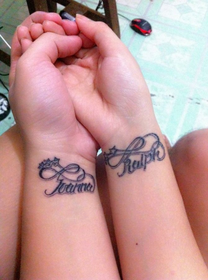 Tattoos with names