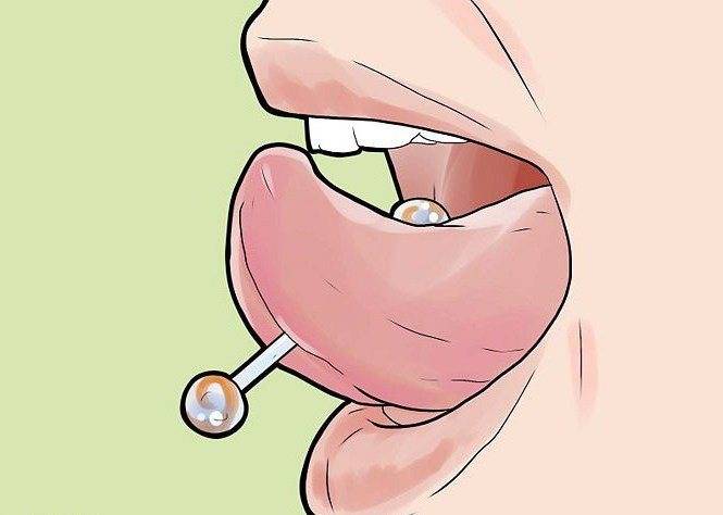 Everything about tongue piercing: piercing, care, possible consequences
