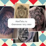 The meaning of tattoos with the image of a lion.